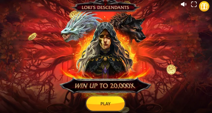Loki's Descendants – hlavní obrazovka s válci 3-4-3-4-3